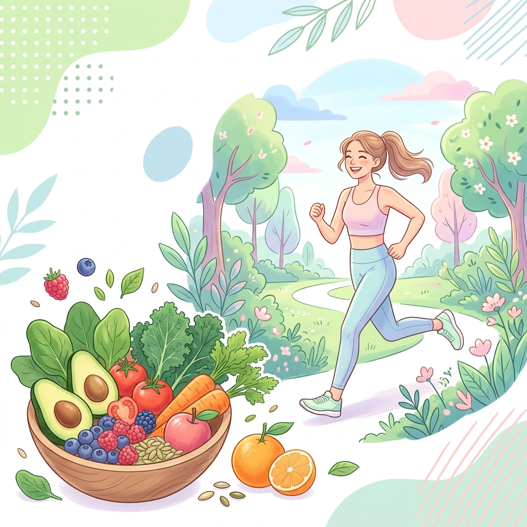 Health and Wellbeing Illustration